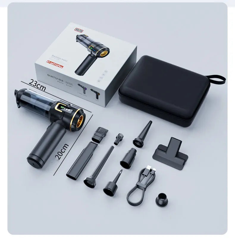 Storm Vacuum Cleaner - 2-in-1 Wireless Car Vacuum & Air Blower